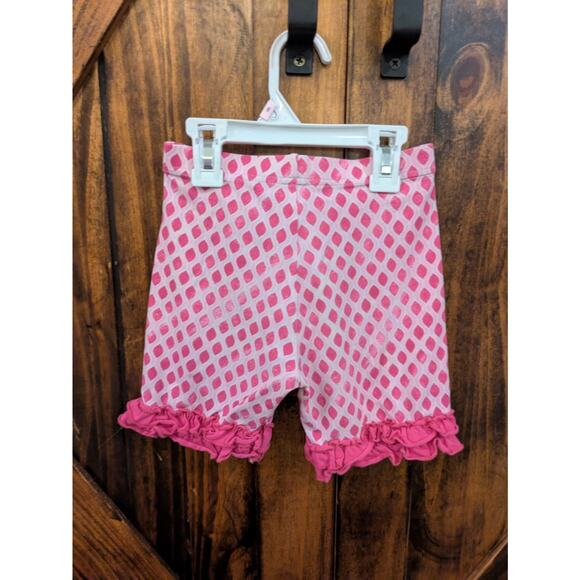 Matilda Jane The Adventure Begins Skipping Stones Pink Ruffle Shorties Sz 8 EUC - Picture 2 of 4